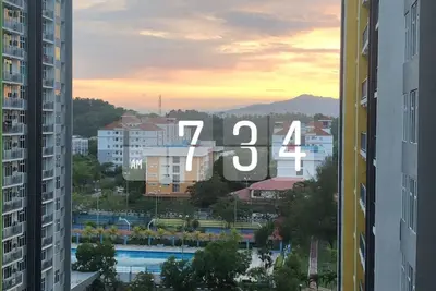 Image de Vue sur la colline au 9ème étage