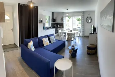 Image de Maison+vélos à 150 mètres de la plage
