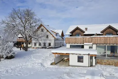 Image de Maison de vacances avec balcon avec vue sur les Alpes d'Ybbstal