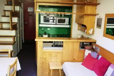 Image de Duplex fĂĽr 5 Personen in Arc 1800 im Dorf Charmettoger, Ski zu den FĂĽĂźen