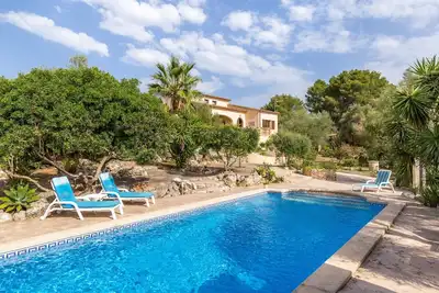 Image de Maison de campagne \"Sa Carbona\" avec vue sur la montagne, Wi-Fi et climatisation