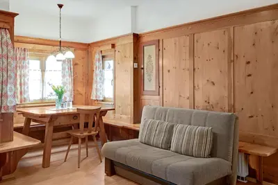 Image de Appartement de vacances \"Rafaser - Rustika\" avec vue sur les montagnes, Wi-Fi, balcon et jardin