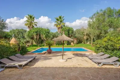 Image de Maison de vacances \"Son Barbudet\" avec vue sur la montagne, Wi-Fi, jardin, terrasses et piscine