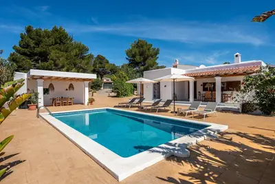 Image de Belle villa Can Joan Durban avec piscine, climatisation
