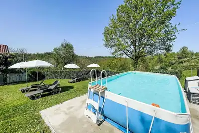 Image de Maison de vacances avec climatisation, piscine privée, Wifi, Tv, terrasse, animaux admis, parking