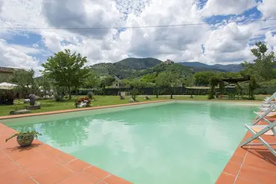 Image de Belle maison de vacances privée avec climatisation, piscine privée, Wifi, Tv, patio, parking