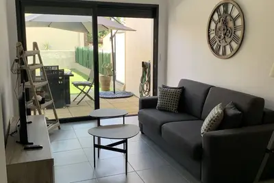 T2 entièrement neuf, en Rez-de-Jardin, proche plage et Commerces