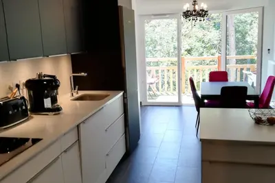 Image de appartement à 200 m de la plage en terrain plat