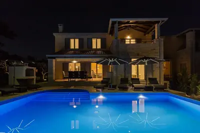 Image de Villa avec vue sur la mer à Kaštelir