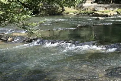 Image de Toccoa Fish Trap Escape, with Riverfront Deck and New Hot Tub