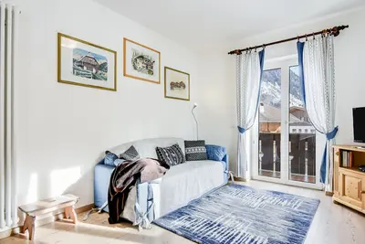 Image de Appartement de vacances calme \"Ciasa Christina\" avec Wi-Fi, balcon et vue sur les montagnes.