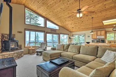 Image de Nouveau! Accueil Mtn animaux acceptés avec terrasse, 3 Mi à la randonnée
