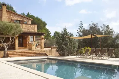 Image de Magnifique maison de vacances Sa Tortova avec Wi-Fi, jardin, balcon, terrasse et piscine ; parking disponible