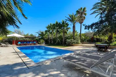 Image de Belle villa La Vila avec piscine, jardin, terrasses et climatisation