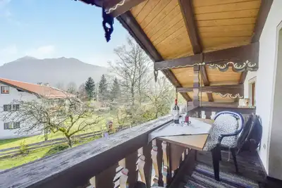 Image de Appartement de vacances \"Beim Kreuzfelder Zwiesl\" avec jardin, balcon et vue montagne
