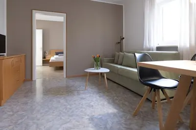 Image de Appartement chaleureux avec balcon et vue imprenable sur les montagnes à la Residence Margreth