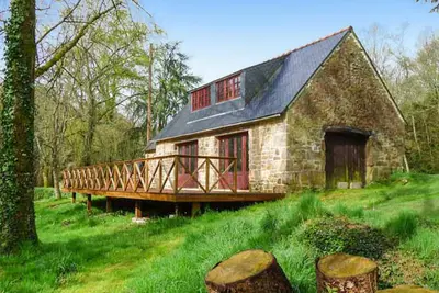 Image de Belle maison à Guern avec WiFi