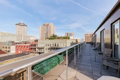 Image de Corner Downtown Penthouse Private Terrace Walk to Superdome Parades French Quarter