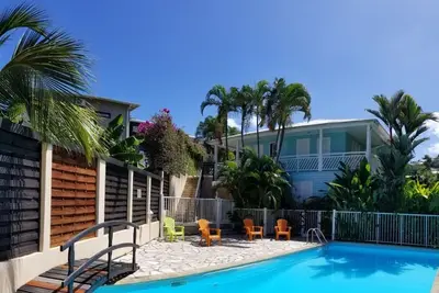 Image de Studios Paradis Turquoise, piscine, plage, Les Trois ilets