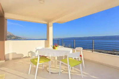 Appartement d'une chambre prés de la plage Duce, Omis (A-4795-a)