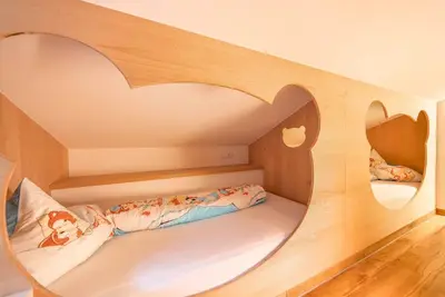 Image de Appartement de vacances \"Sonnleiten der kleinen Bären 8\" avec vue sur la montagne, Wi-Fi, jardin