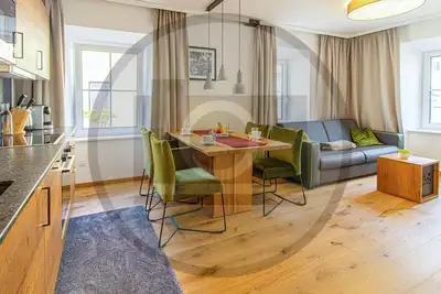Image de moderne Ferienwohnung Mariapf.