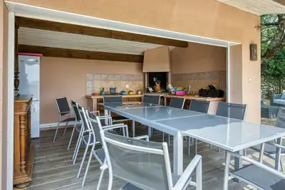 Image de Maison de vacances privée avec climatisation, Wifi, piscine privée, Tv, terrasse, parking