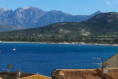 Image de grand appartement de style standing vue mer, montagne à Calvi, 5\/6 coucha
