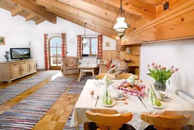 Image de Ferienwohnung -Sonntagshorn- (73qm), Balkon, Küche extra, 2 Schlaf- und 1 Wohnzimmer, max 4 Pers, Wlan