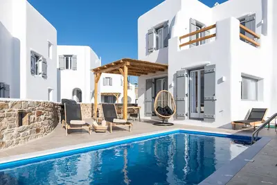 Black Villa - Naxian Sunset Villas complex - Private Pool