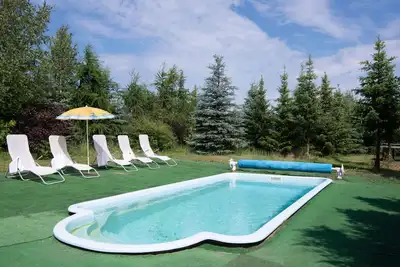 Image de Maison de vacances privée avec piscine privée, Wifi, Tv, terrasse, animaux admis, parking