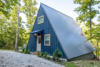 Hidden A-Frame at Double Bridge with Firepit