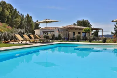 Image de Superbe villa vue mer et colline, 16 personnes