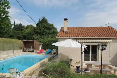 Image de Magnifique maison de vacances privée avec piscine privée, Wifi, Tv, terrasse et parking