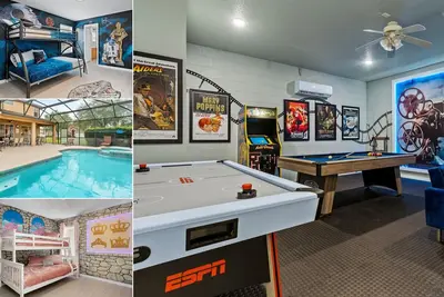 Image de Games Room | Kids Themed Bedrooms | Screened in Private Pool
