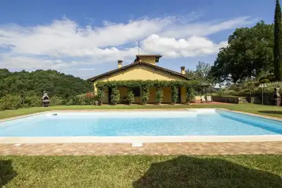 Image de Belle maison de vacances privée avec Wifi, piscine privée, Tv, terrasse, vue panoramique, parking