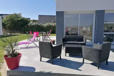 Image de Maison neuve à 350m de la plage à Cléder. Classé 3 étoiles.