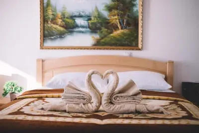 Four bedded studio with partial sea view