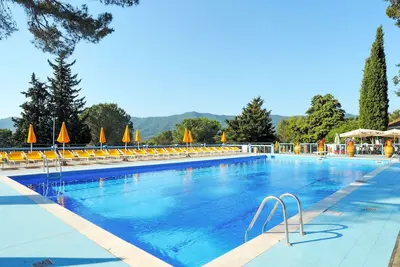 Image de Bel appartement dans une maison de vacances avec piscine, climatisation, Wifi, Tv, patio, parking
