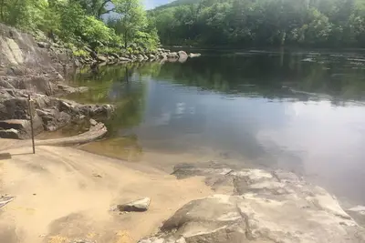 Image de Waterfall Gorge-ous Home w 200+ feet of river frontage -10 mi to Lake George