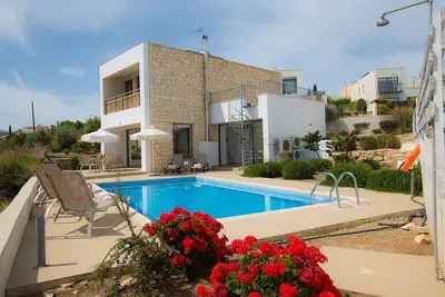 Image de Villa Tavrou Enas - Superbe villa Latchi de 3 chambres avec piscine avec vue panoramique