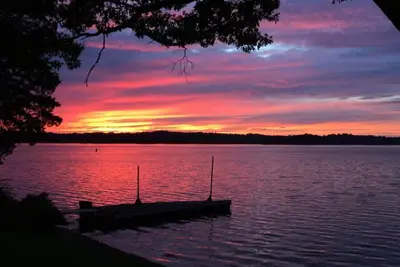 Image de Luxury Lake Living Close to the City! w\/ optional pontoon boat with a slide!