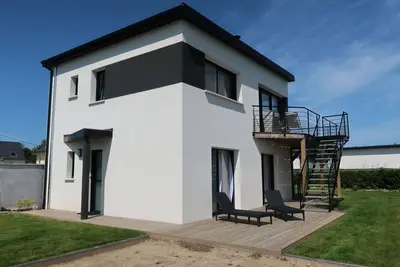 Image de Merveilleuse maison de vacances privée pour 6 personnes avec Wifi, Tv, terrasse et parking
