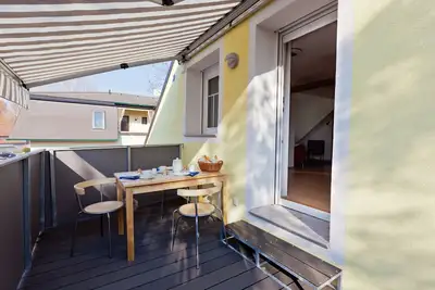 Image de Romantic studio apartment with roof terrace