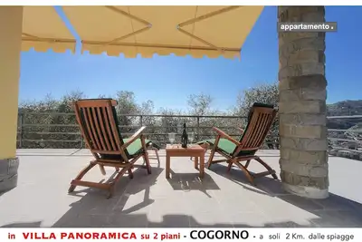 Apartment B in villa with panoramic view