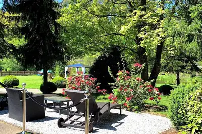 Image de Vacation apartment on the ground floor with large garden and access to the Waldnaab