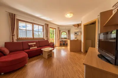 Image de Appartement de vacances \"Tischlerhof - Typ A\" avec Wi-Fi, terrasse et vue sur les montagnes