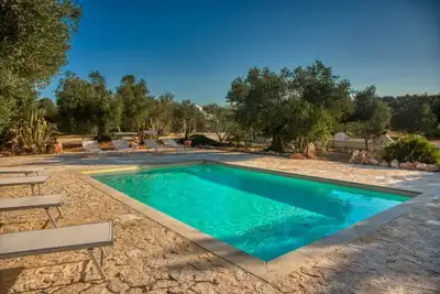 Image de Magnificent Trulli with salt water pool set in ancient Olive groves