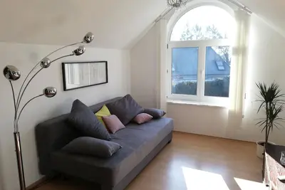 Image de Südhang Apartment in Rehling bei Augsburg, Boxspringbetten
