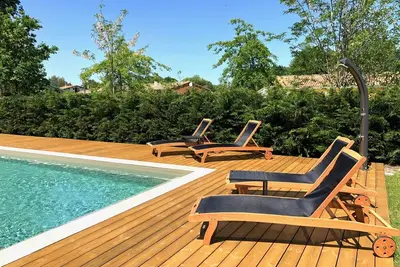 Image de Single storey villa on the Atlantic coast with heated pool and jacuzzi